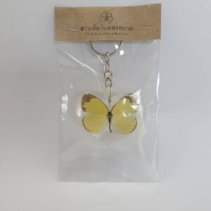 พวงกุญแจ ผีเสื้อสีเหลือง